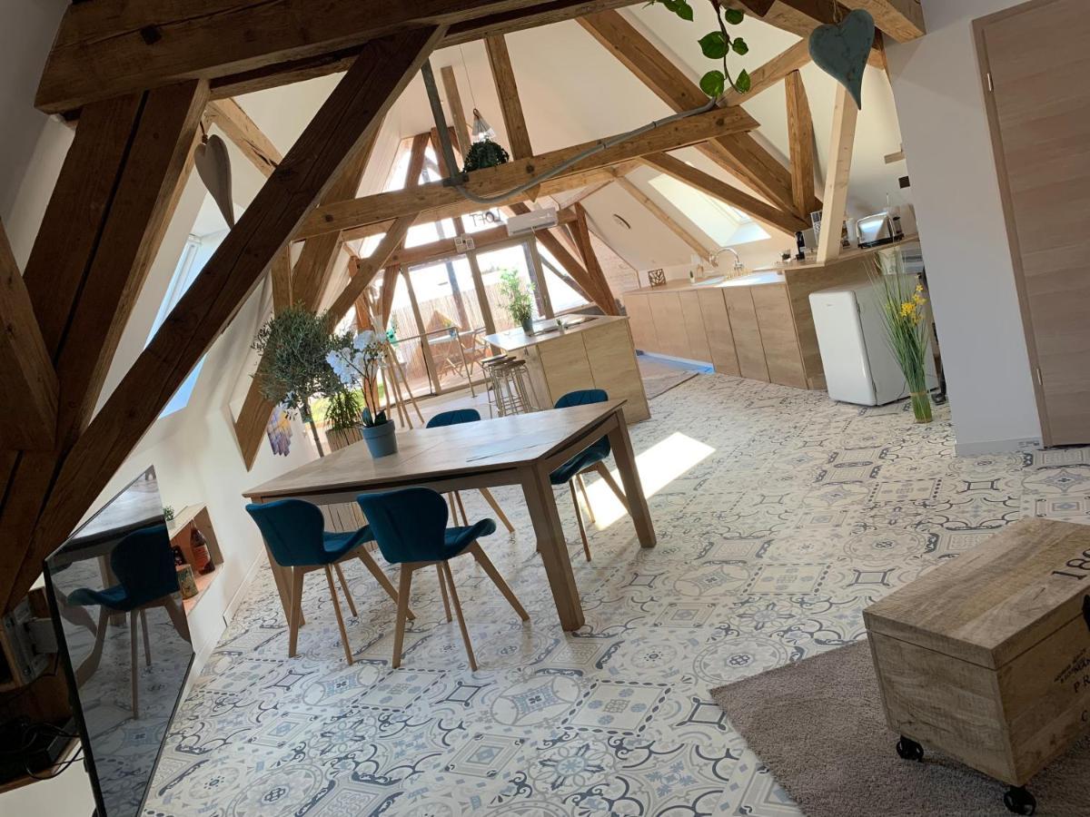 Ferienwohnung Nid De Cigogne Illhaeusern Exterior foto